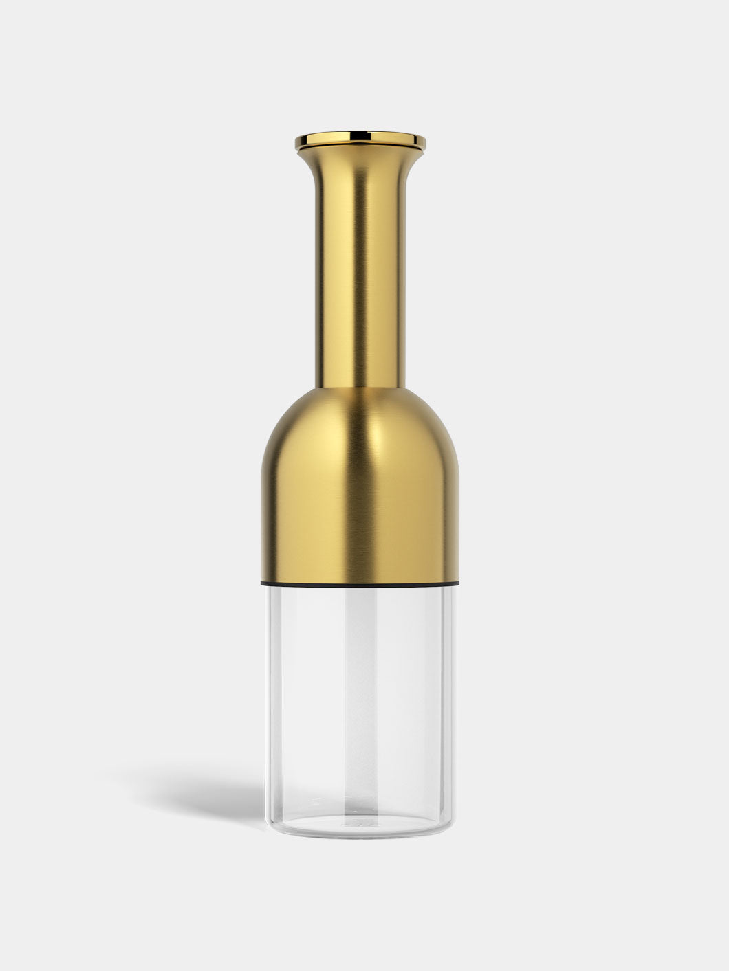 ETO 750 wine decanter: Brass satin finish