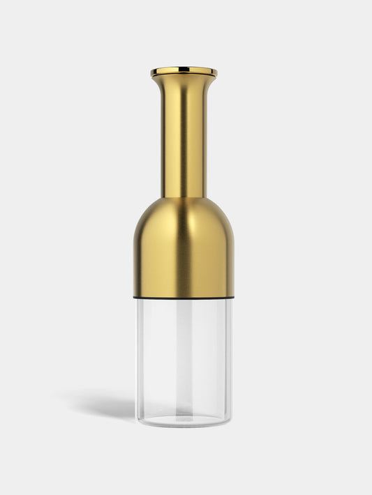 ETO 750 wine decanter: Brass satin finish