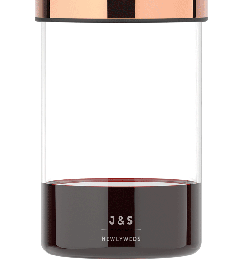 eto Copper-Tone Wine Decanter (750ml)