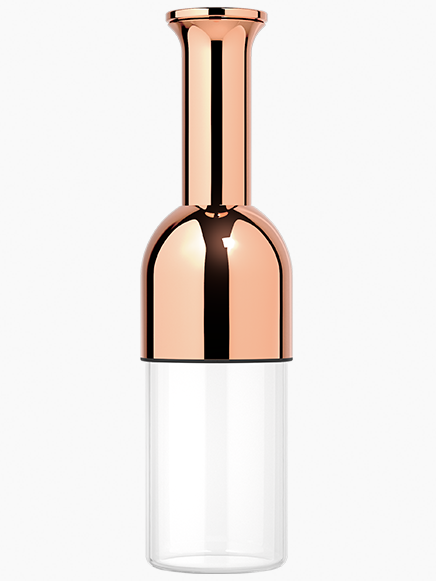 eto wine preservation decanter in copper mirror finish