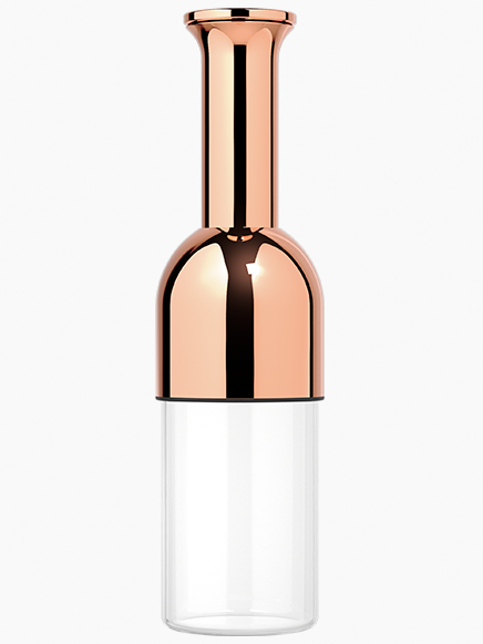 Wine decanter in copper mirror finish Engraving available