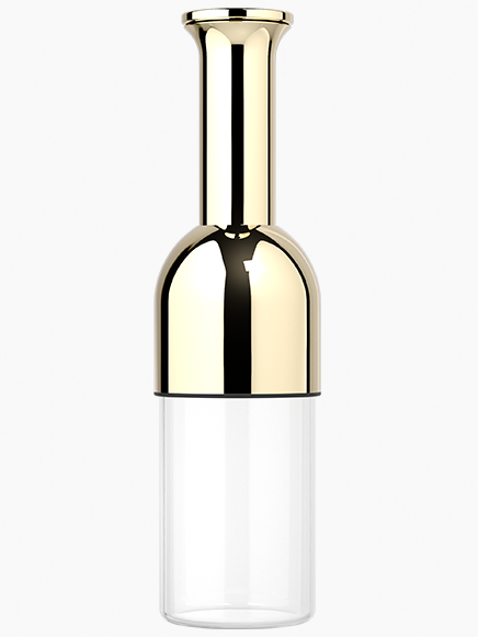 eto wine preservation decanter in gold mirror finish